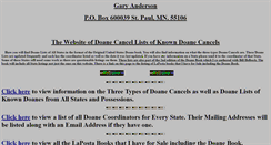 Desktop Screenshot of doanecancel.com